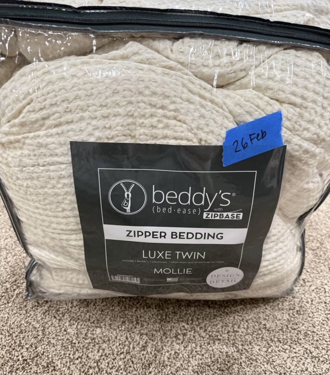 Beddys TWIN Mollie Minky Zipbase