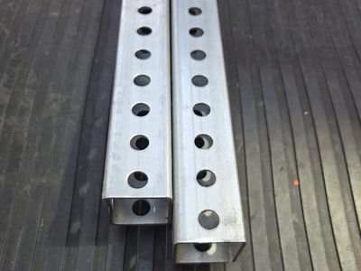 square post sign galvanized steel 1-1/2"×6' & 8'