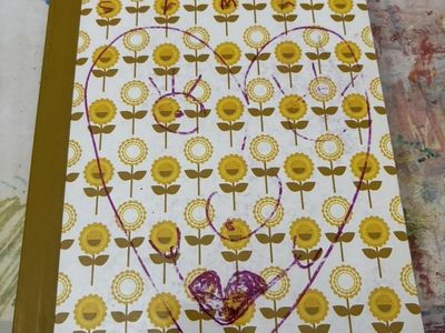 Studio C Sunshine Carolina Pad Lined Notebook with Sunflower Design