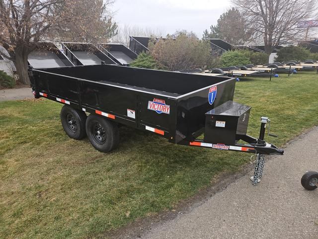 6x12 Victory Bumper Pull Dump 10K Trailer For Sale