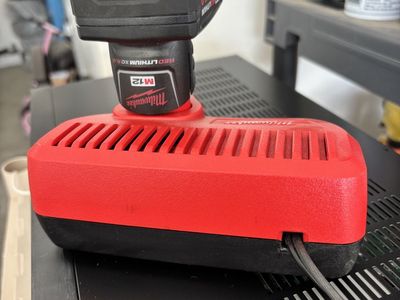 For sale 12v Milwaukee 6ah battery and charger only.