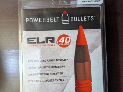 PowerBelt ELR .40 Caliber 225 Gr. Aerotip Muzzleloading Bullets
