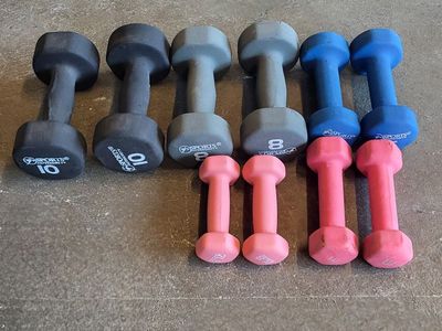 dumbbells 56 pounds