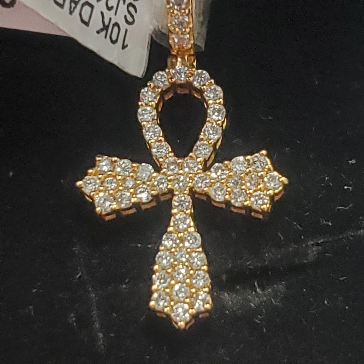 Gold diamond Pendent