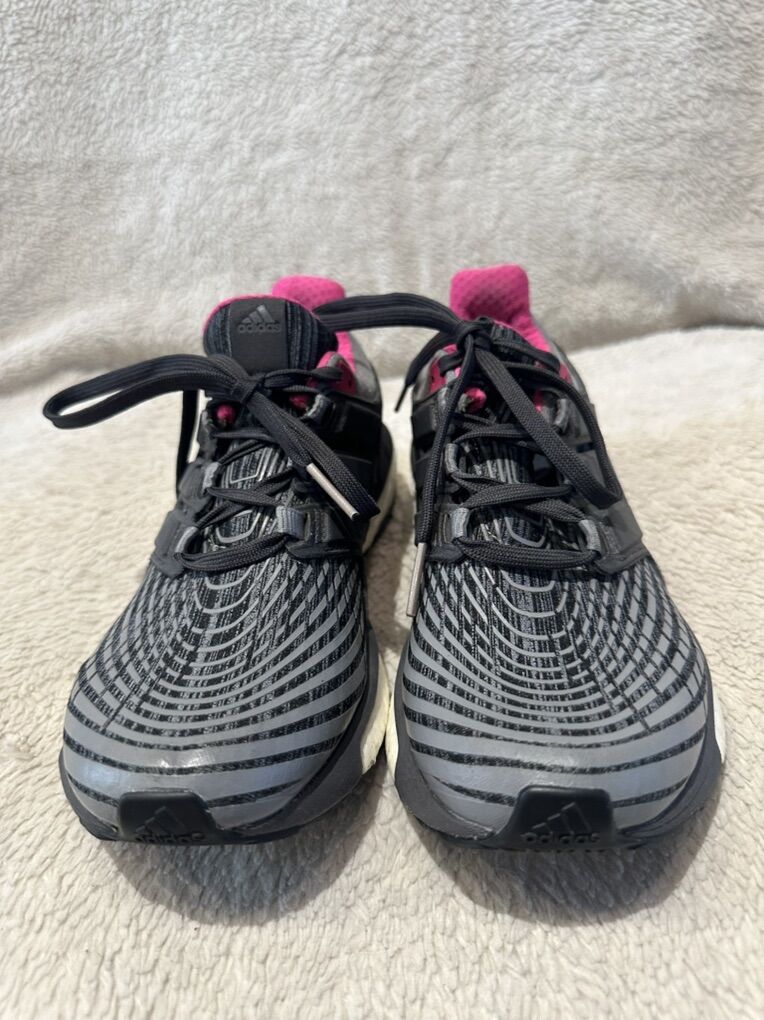Adidas Women’s Size 8.5 Gray/Pink Walking Shoes