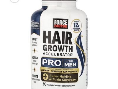 Force Factor Hair Growth Accelerator Pro For Men 90 Vegetable Capsules