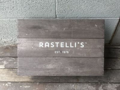 Rastelli's Wood Crate - Est. 1976 Logo - Rustic Farmhouse Decor Storage Box
