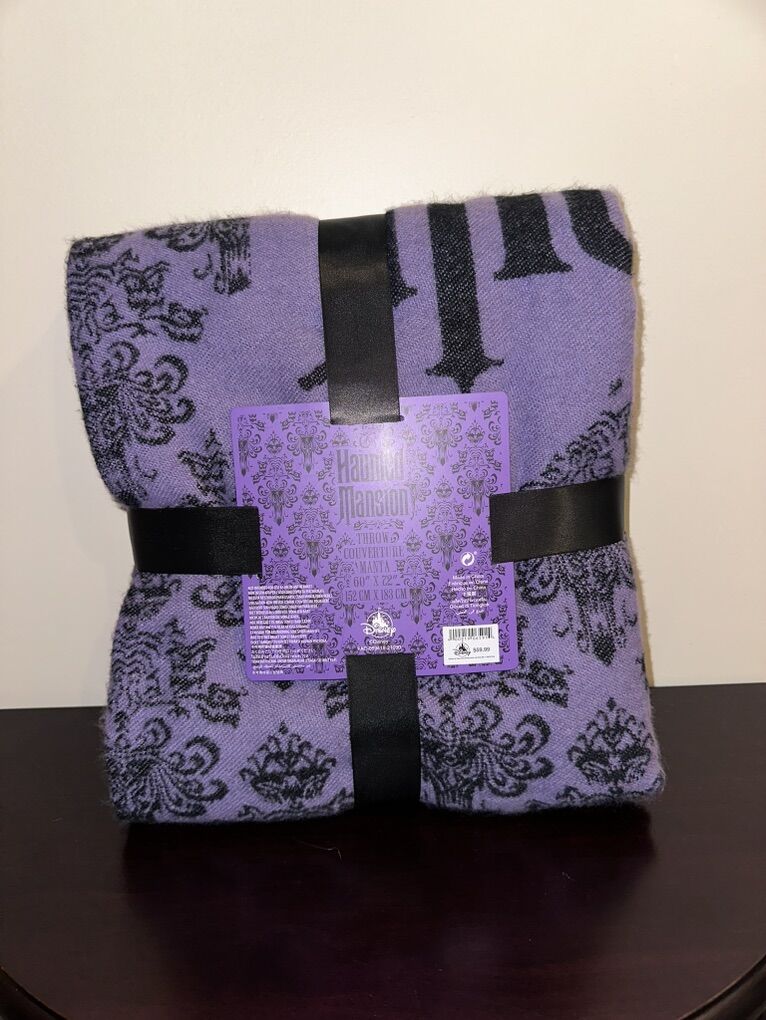 Disney Parks Haunted Mansion Throw Blanket
