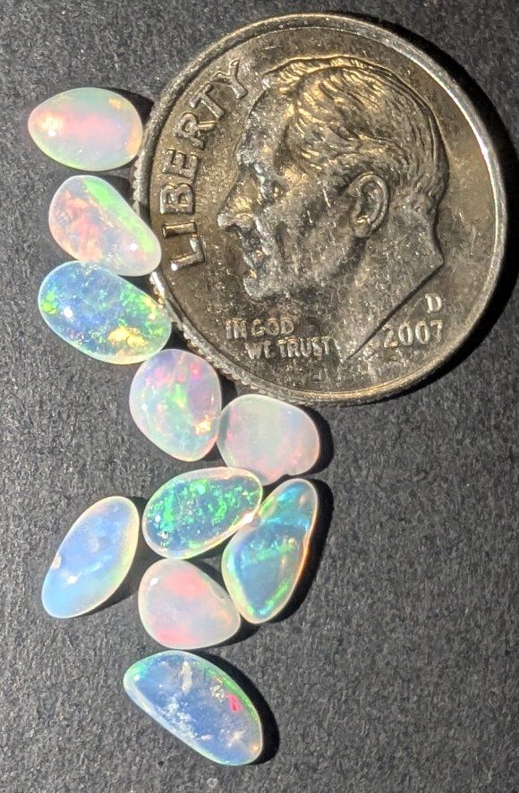 NATURAL ETHIOPIAN WELO OPAL CABOCHON LOT