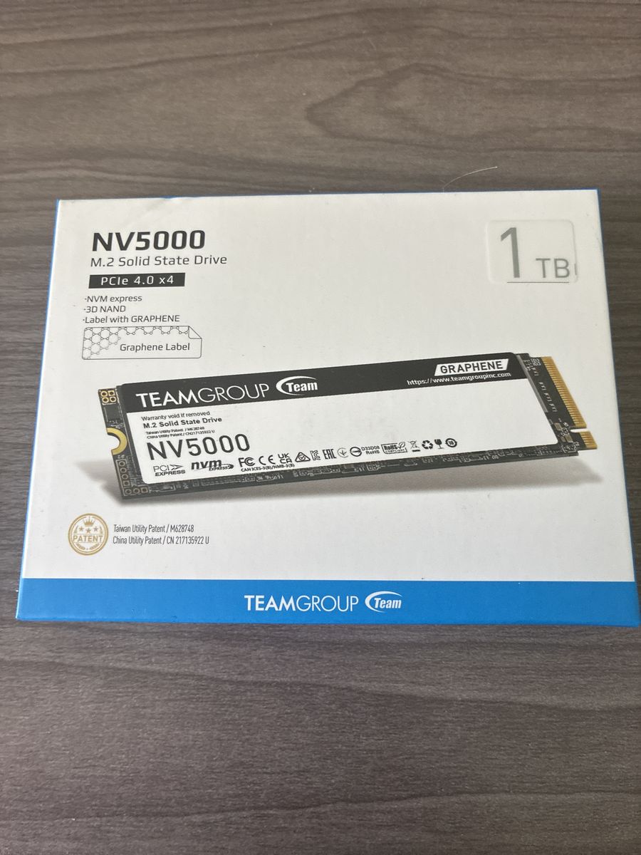 Brand New In Box TeamGroup NV5000 1tb M.2 SSD NVME