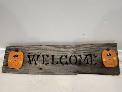 Driftwood Welcome Sign