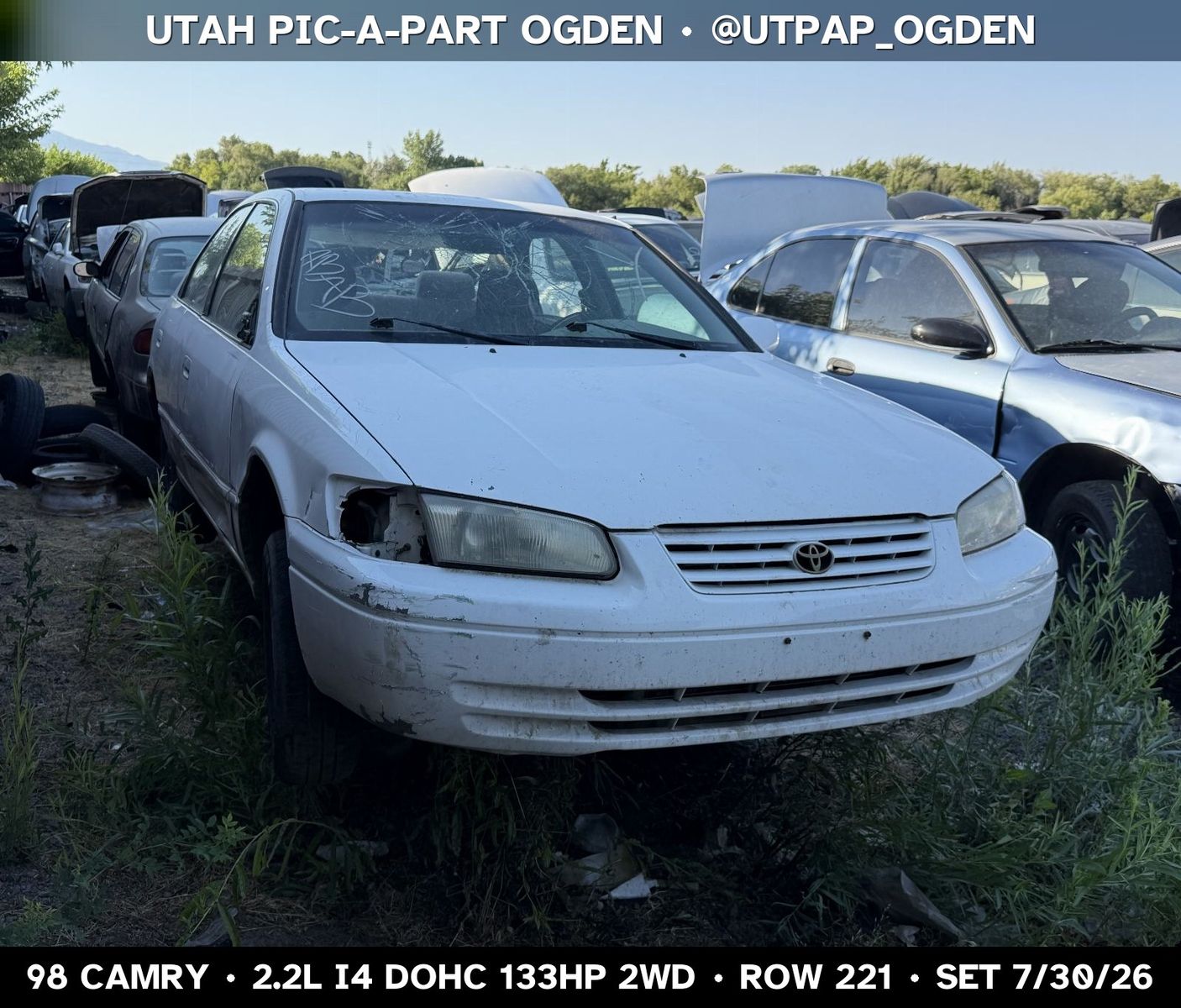 Just In! 1998 Toyota Camry Parts - UTPAP Ogden
