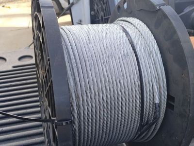 2 ROLLS OF WIRER ROPE/ CABLE 50$ ROLL