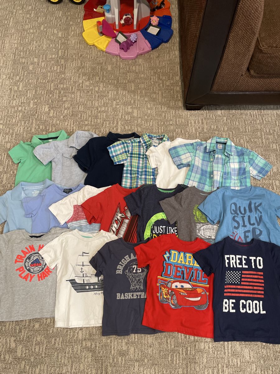 4T Boys Short Sleeve Shirts