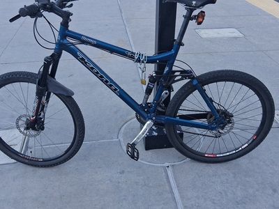 Kona Dawg Full Suspension Mountain Bike - Blue, Disk Brakes, Fox Shock