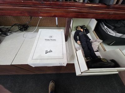 Vera Wang Barbie Doll & Franklin Mint Frank Sinatra Doll Collectible Set