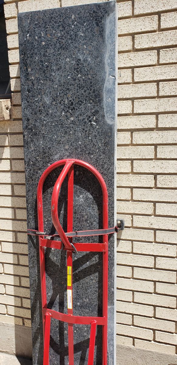 Granite fireplace hearth