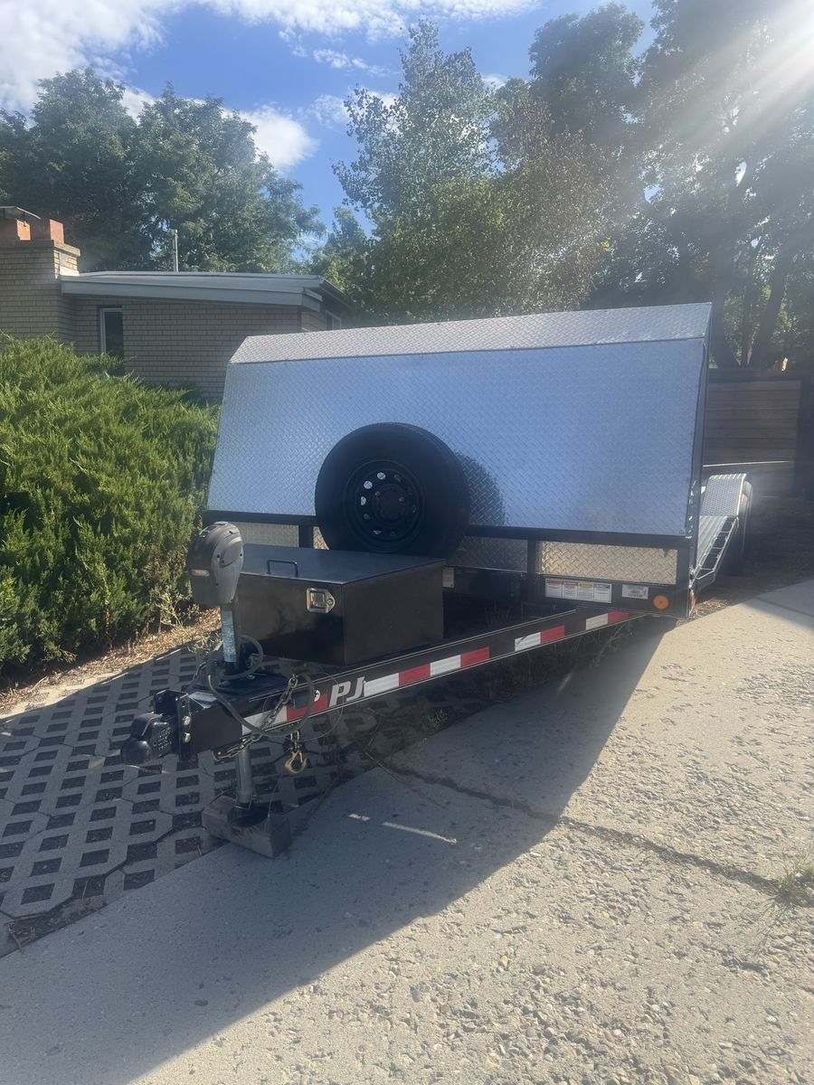 PJ TRAILERS 85X20 5" CHANNEL BUGGY HAULER (B5) EQUIPMENT TRAILER