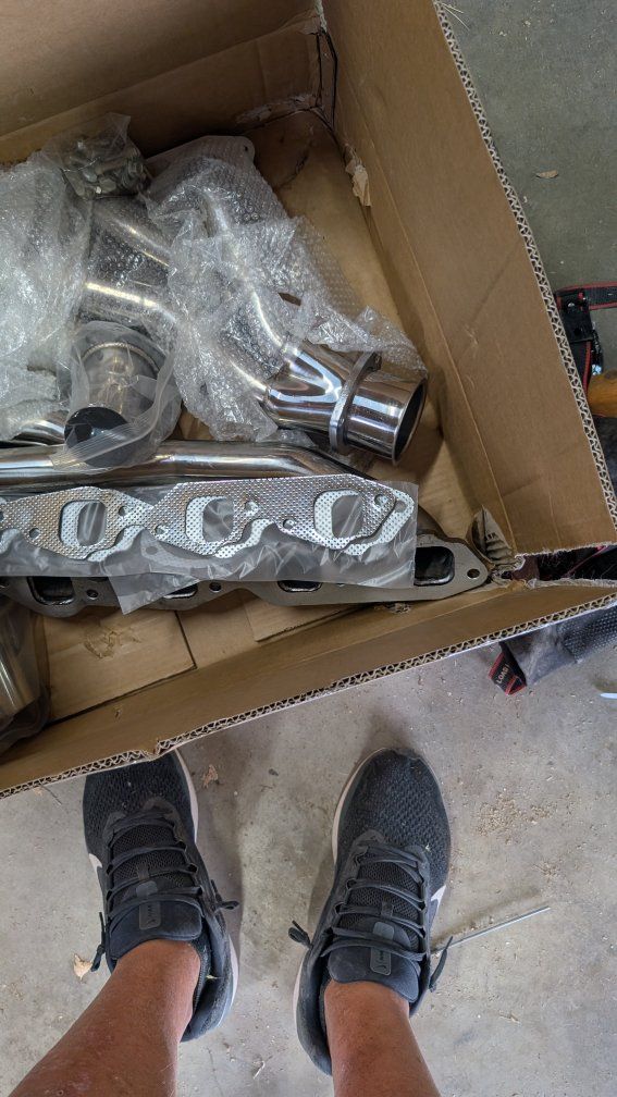 Big block Chevy shorty headers