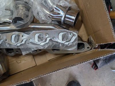 Big block Chevy shorty headers