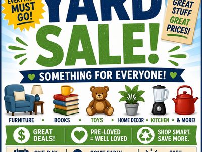 YARD SALE!! This Saturday July 18 8am-noon Syracuse, Davis County -Home Goods, Decor, Furniture, Jewelry, Toys, & MUCH More!