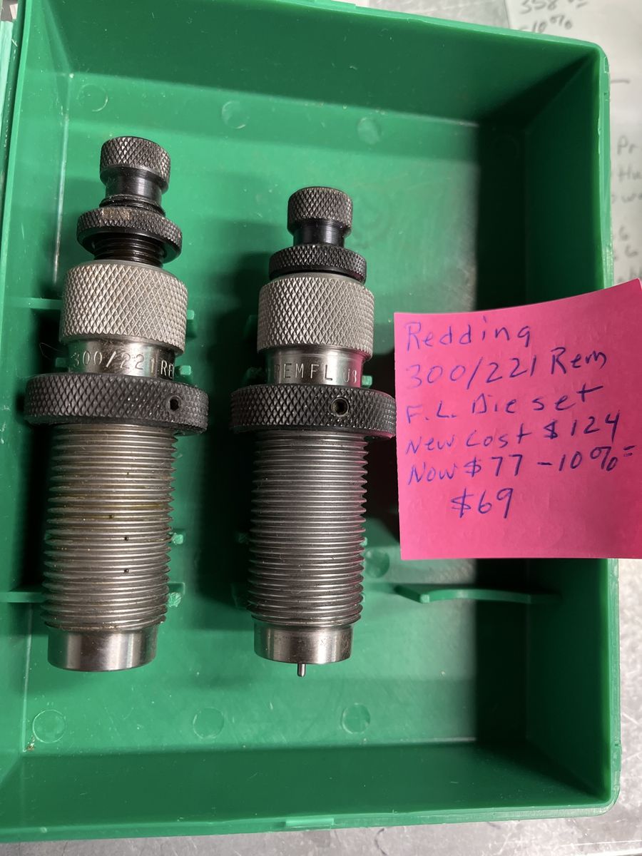 300-221 Rem Dies And New 221 Brass.