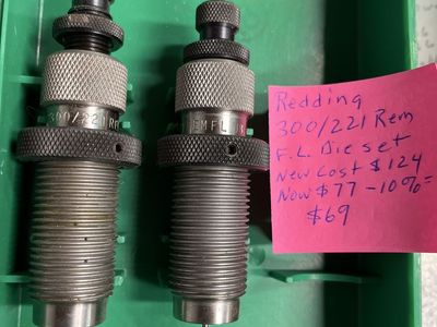 300-221 Rem Dies And New 221 Brass.