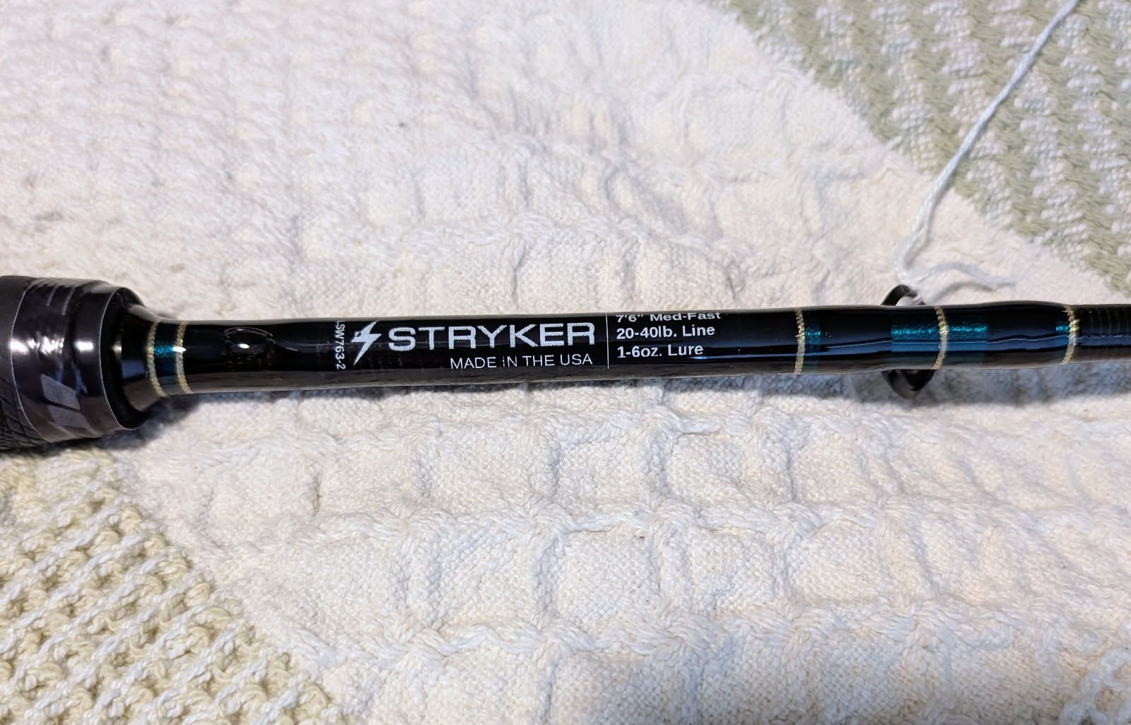New, Custom Stryker 2-piece 7'6" Salt Water Casting Rod 20-40#