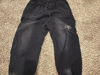 Local 2 Global Faded Black Sweatpants Size Large