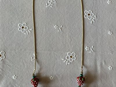 NEW 24" Strawberry Neclace.