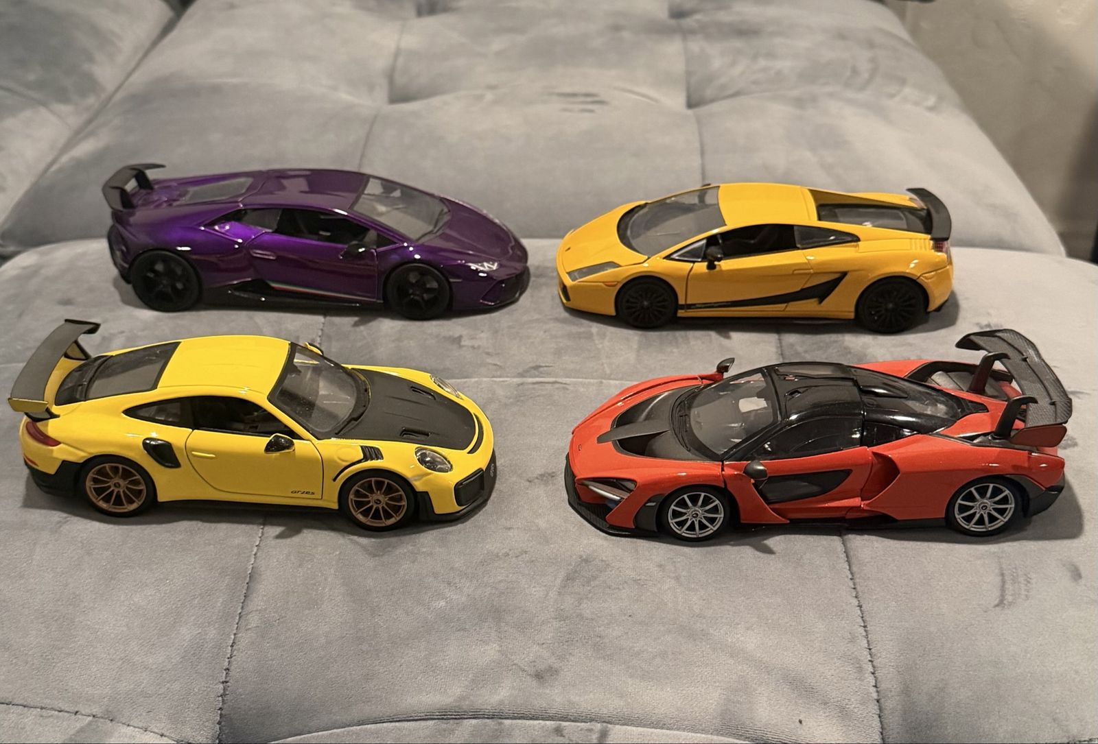 Porsche, Lamborghini, McLaren 5 Collectible Die cast cars