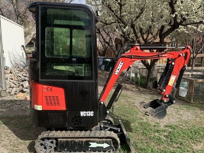 Mini Excavator w/ Cab-VC13C- Ready to Work-Thumb +