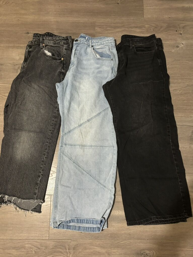 Womens Size 13 Baggy Jeans Bundle