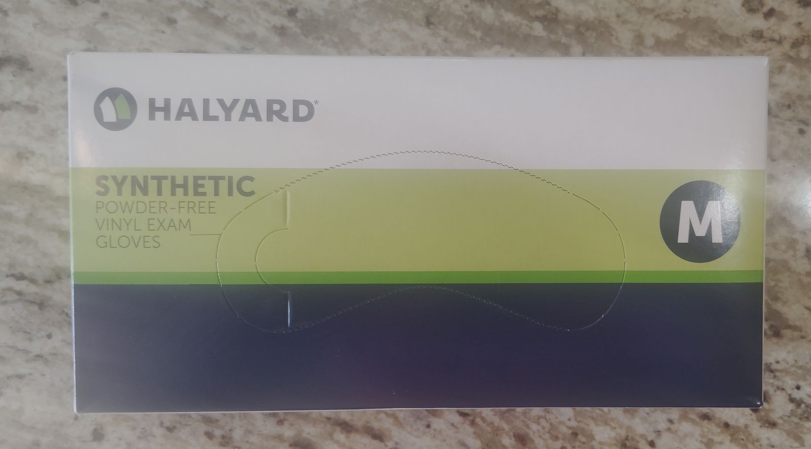 Haylard Synthetic Powder-Free Vinyl Exam Gloves (Size Medium)