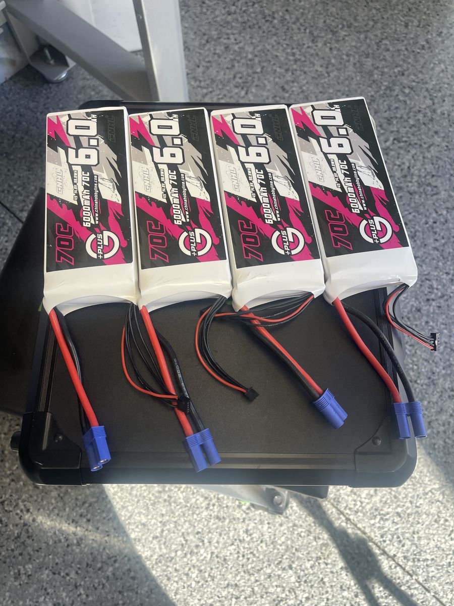 CNHL G+Plus 6000mAh 14.8V 4S 70C Lipo Battery with EC5 Plug