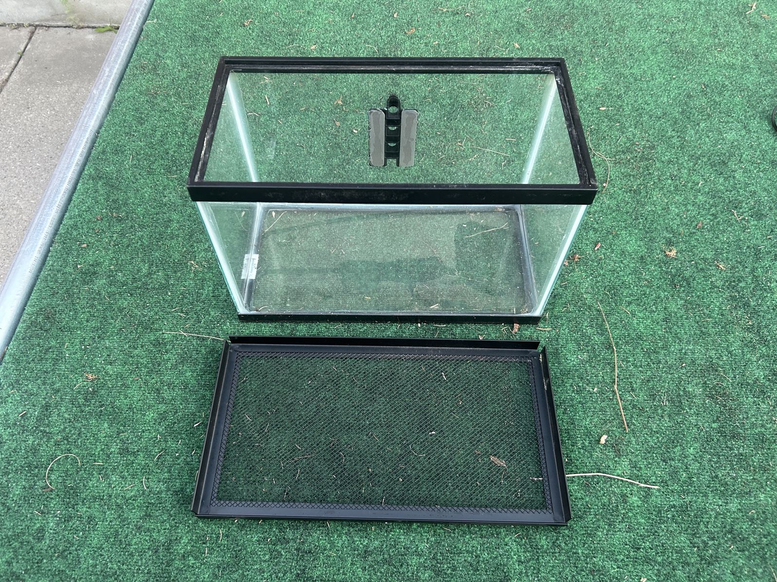 5 gallon aquarium/terrarium with screen lid