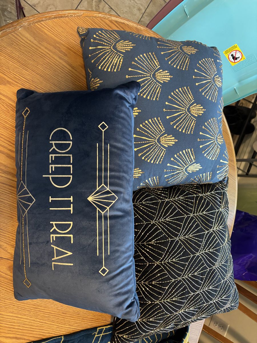 Halloween Home Decor Pillows and Blanket