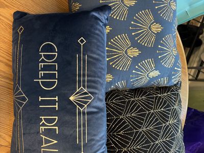 Halloween Home Decor Pillows and Blanket