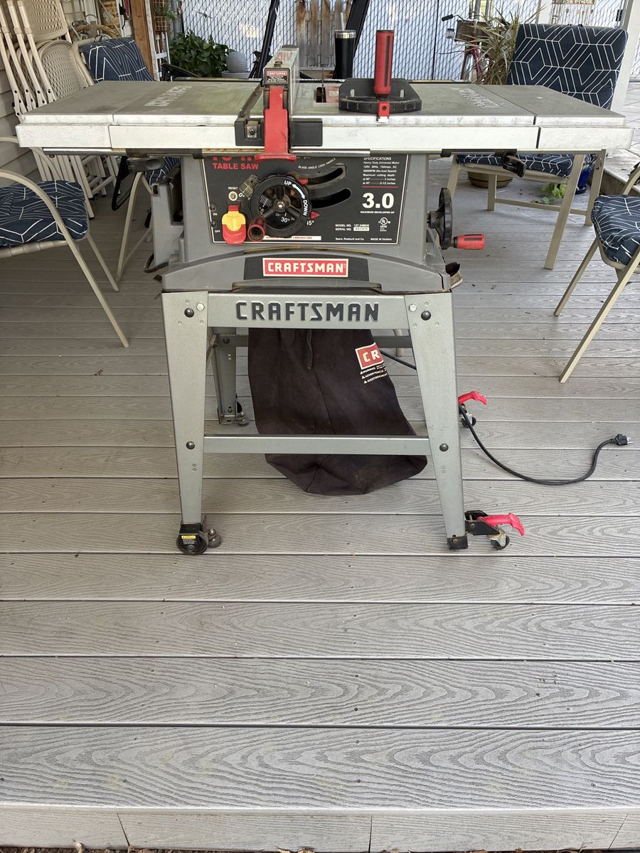 Craftsman table saw