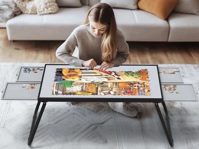 Foldable Puzzle Table