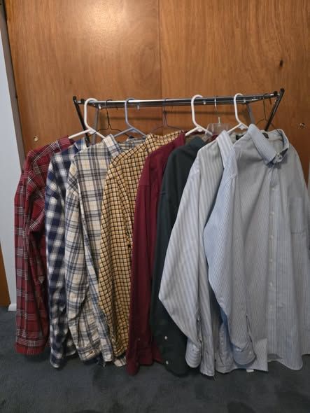 Assorted Men's Long and Short Sleeve Casual Shirts Lot