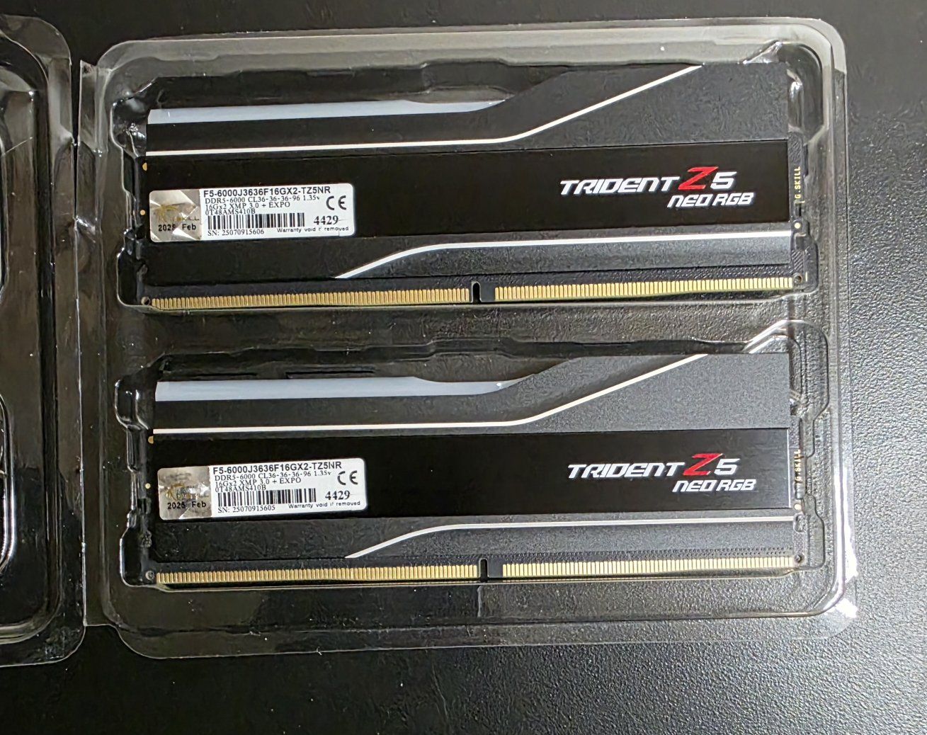 G.SKILL Trident Z5 NEO  RGB DDR5 6000 32GB RAM