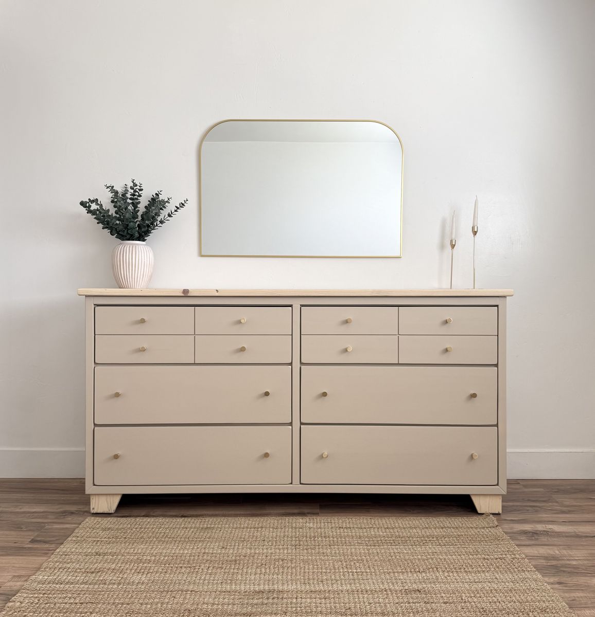 Neutral Wood Dresser