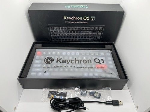 Keychron Q1 Version 2 QMK Mechanical Keyboard for Productivity or Gaming