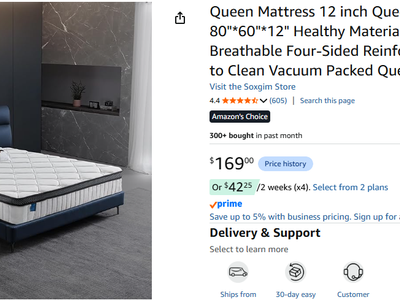 New in box Soxgim 12 inch Queen Size Hybrid Mattress 80"x60"x12"