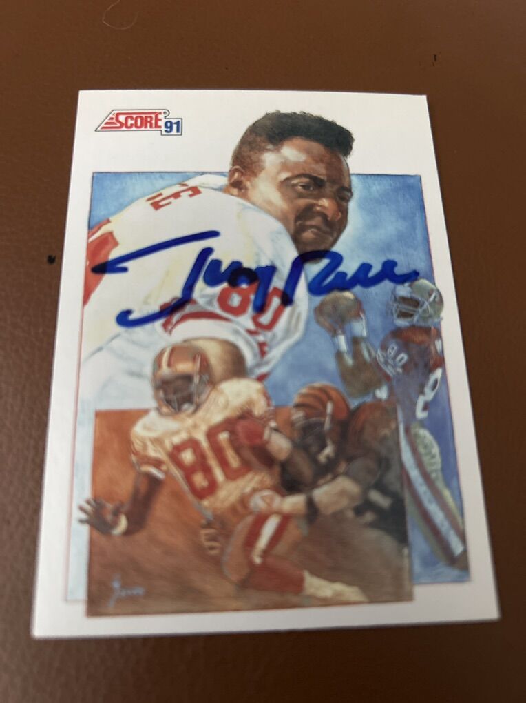 Jerry Rice Autograph San Fransico 49ers Signed