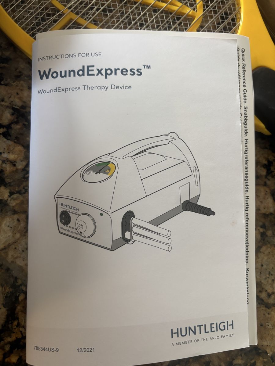 Huntleigh WoundExpress Therapy Device Intermittent Pneumatic Compression Pump
