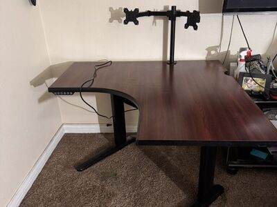 Electric Sit Stand Corner Desk