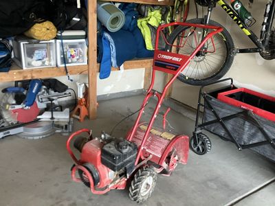 Troy-Bilt Tuffy Garden Tiller - Used, Red