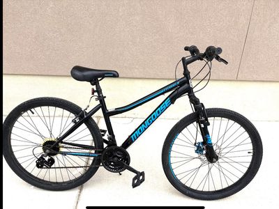 Mongoose Mountain Bike Black/Blue 26 inch Hardtail